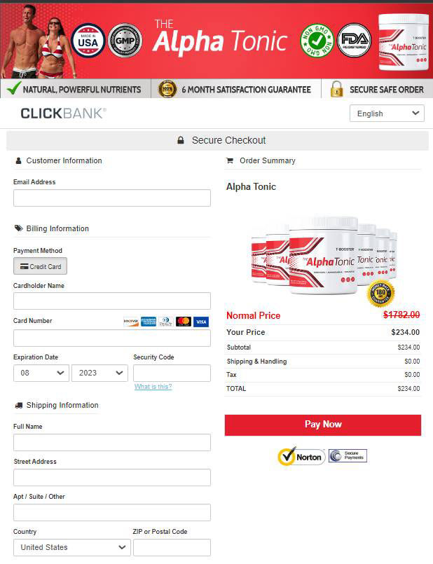 Alpha Tonic - Secure page order