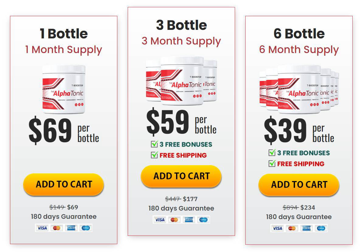 Alpha Tonic best pricing